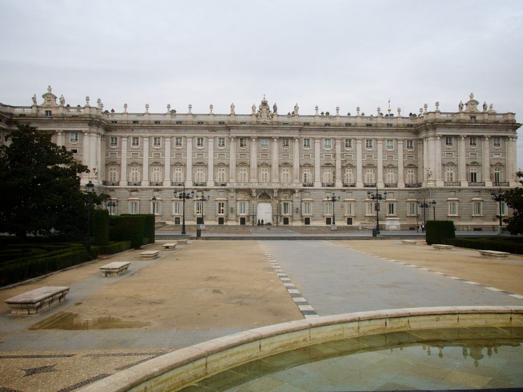 Royal Palace of Madrid from Plaza de Oriente myspanishexperience com