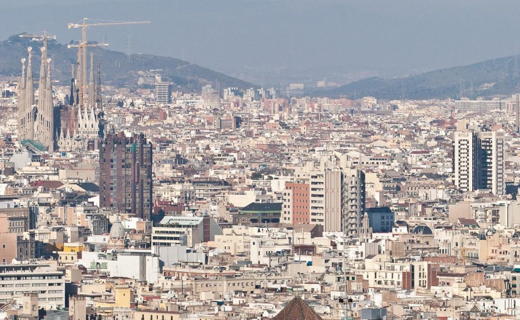 Barcelona skyline 2007