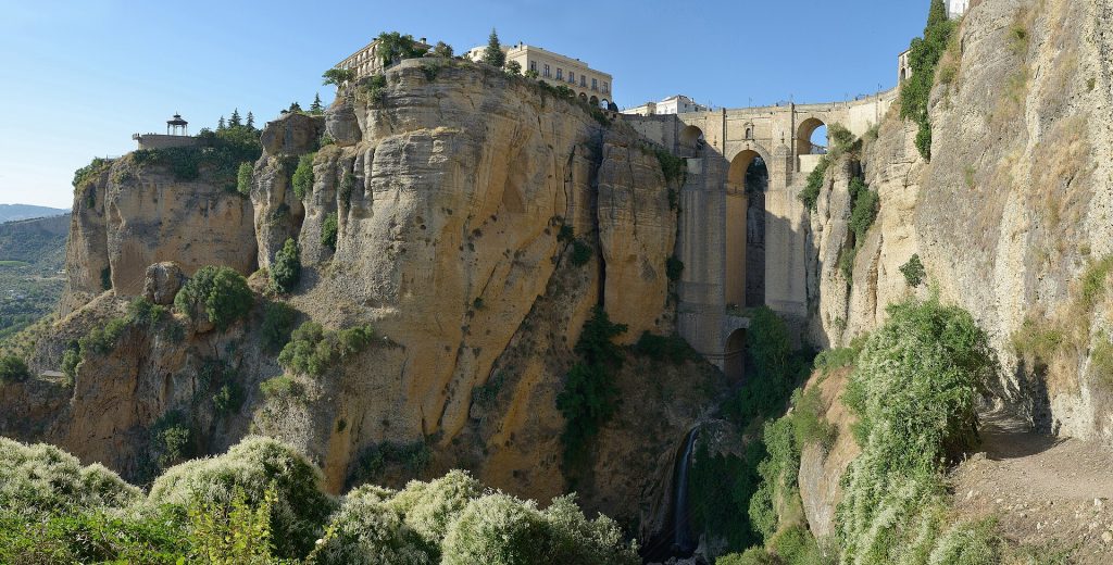 Puente Nuevo bridge over the dramatic gorge in Ronda