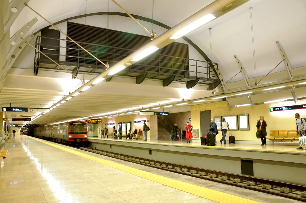 Lisboa - Metro station Aeroporto